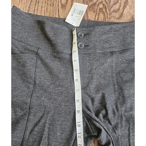 Cabi 547 Ponte Lean Trouser Pants Womens Size 6 Charcoal Gray NWT - Picture 7 of 14